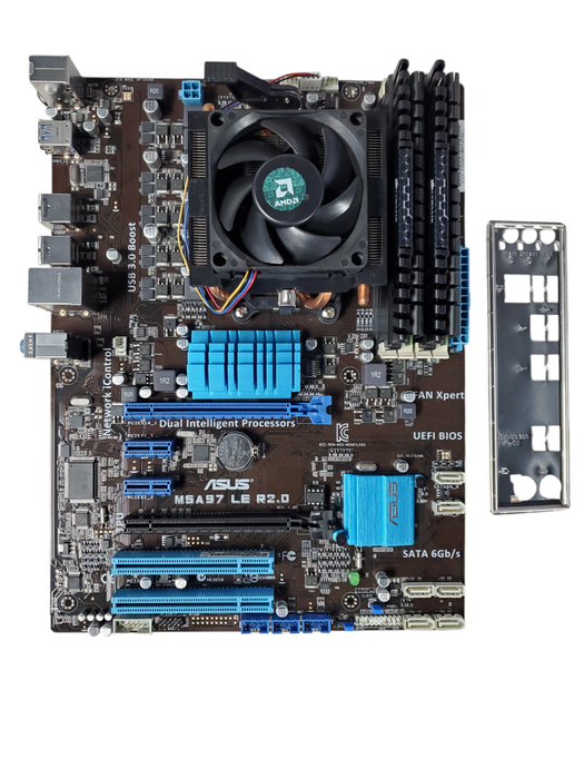 ASUS M5A97 LE R2.0 with CPU AMD FX(tm)-8120  20 GB DDDR3 Socket AM3+