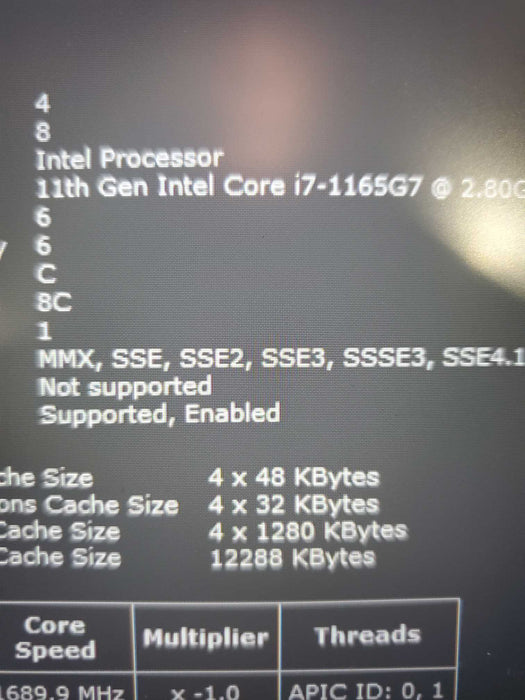 Dell Vostro 5502 15.6" i7-1165G7 16GB RAM 256GB SSD Win11 MX330 -READ  Lap200