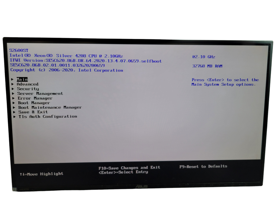 Intel S2600ST Intel Xeon Silver 4208 32GB DDR4 = I/O Plate %