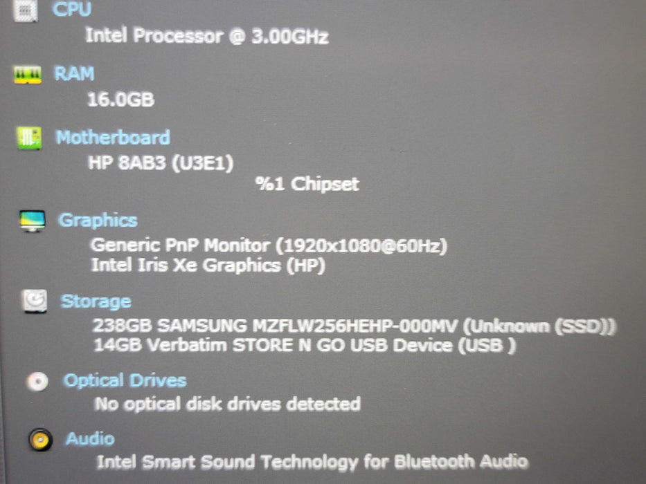 HP EliteBook 840 G8 i7-1185G7 16GB DDR4 256GB NVMe β Lap200