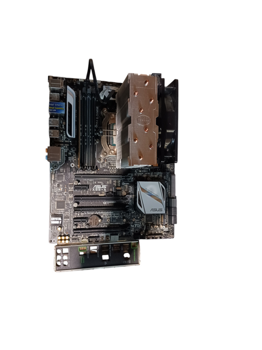 Asus X99-A Motherboard Intel i7-5820K CPU 8GB DDR4 I/O Shield & CPU Cooler