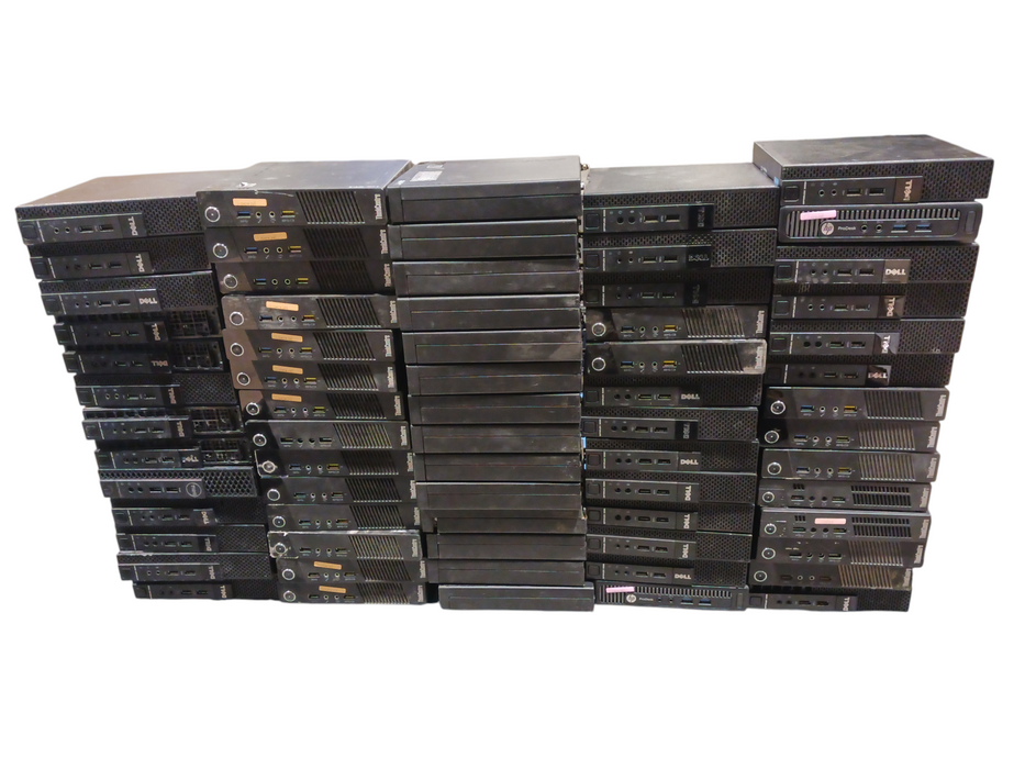 Lot of 66x Intel 4th Gen i3 USFF Desktops (USFF4-1)