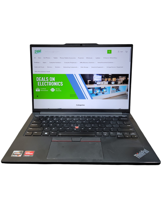 Lenovo ThinkPad E14 Gen 5 Aluminum Ryzen 5 7350U 16GB RAM 256GB SSD ! Lap200
