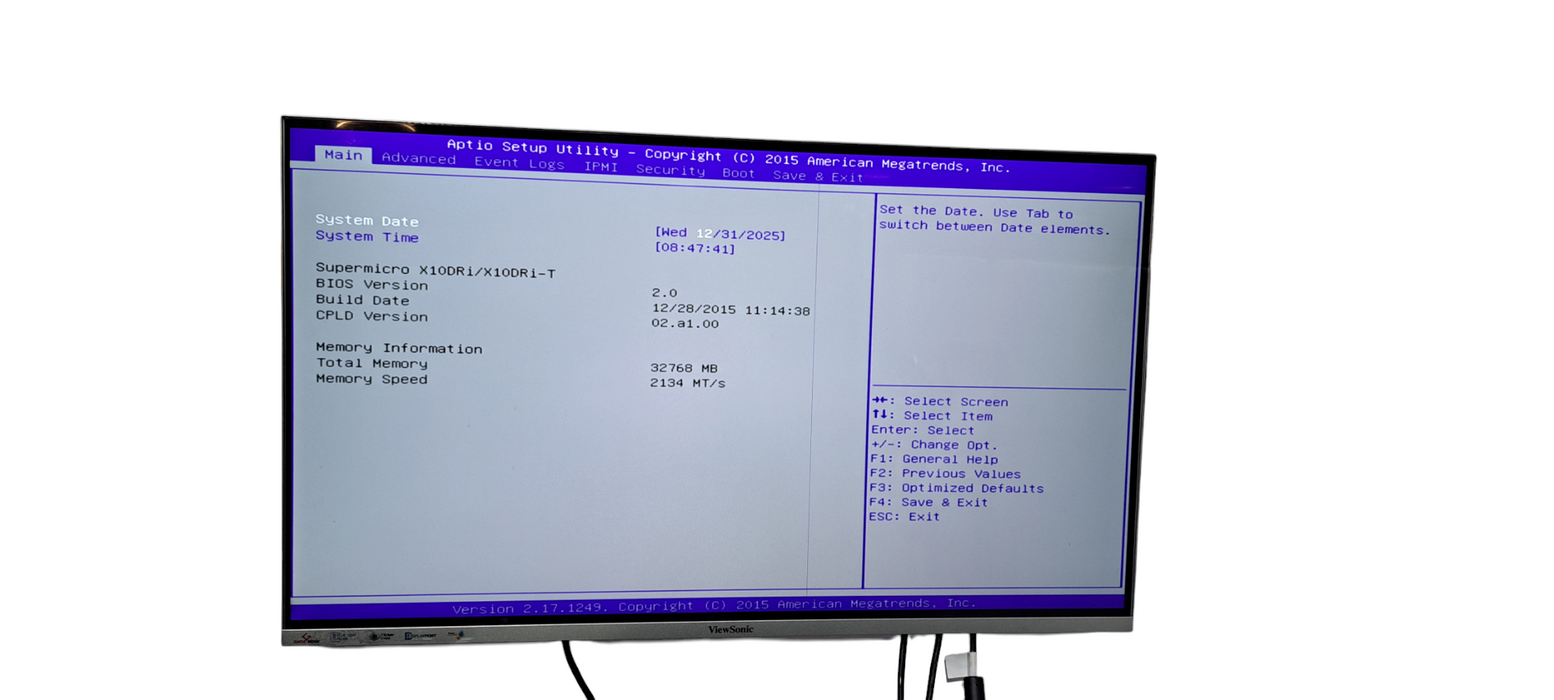 SuperMicro X10DRi/X10DRi-T 2x Xeon E5-2650 V3 CPU|32GB DDR4|No HDD|2x740W |READ