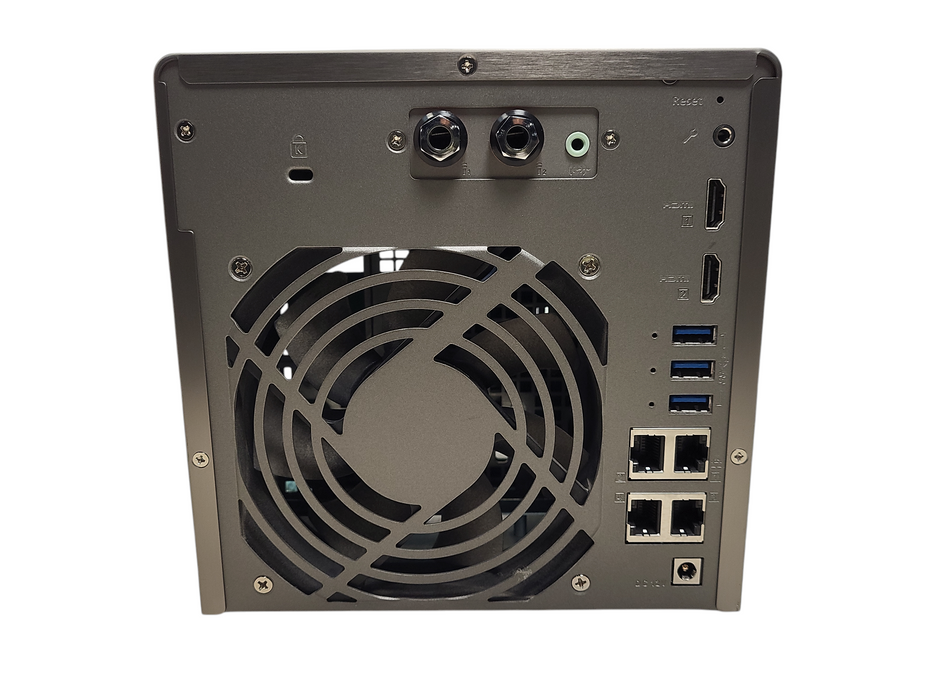 QNAP TS-453A 4-Bay NAS – Intel Quad-Core 4GB RAM No HDD/AC READ $