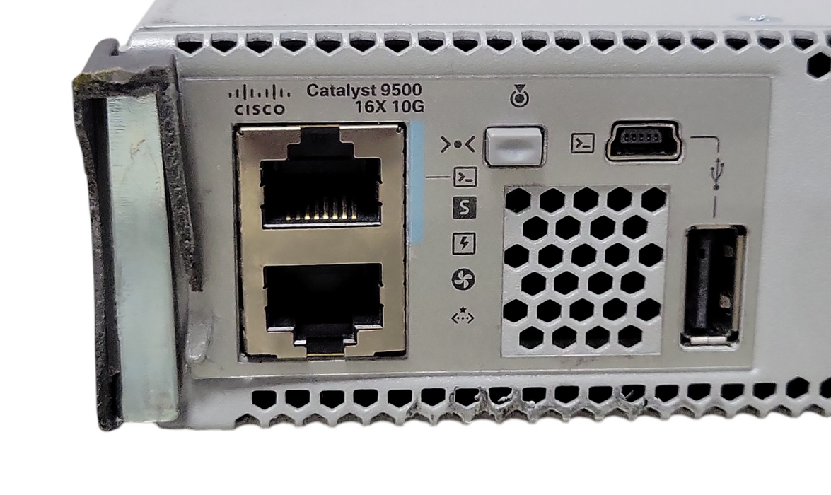 Cisco C9500-16X-A V01 16-Port 10G SFP Switch 1x PWR-C4-950WAC-R, READ _