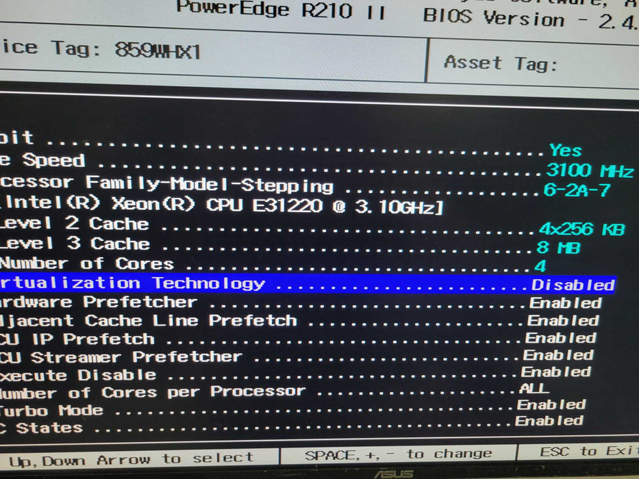 Dell PowerEdge R210 II - Xeon E3-1220 4MB RAM NO HDD 250W PSU %