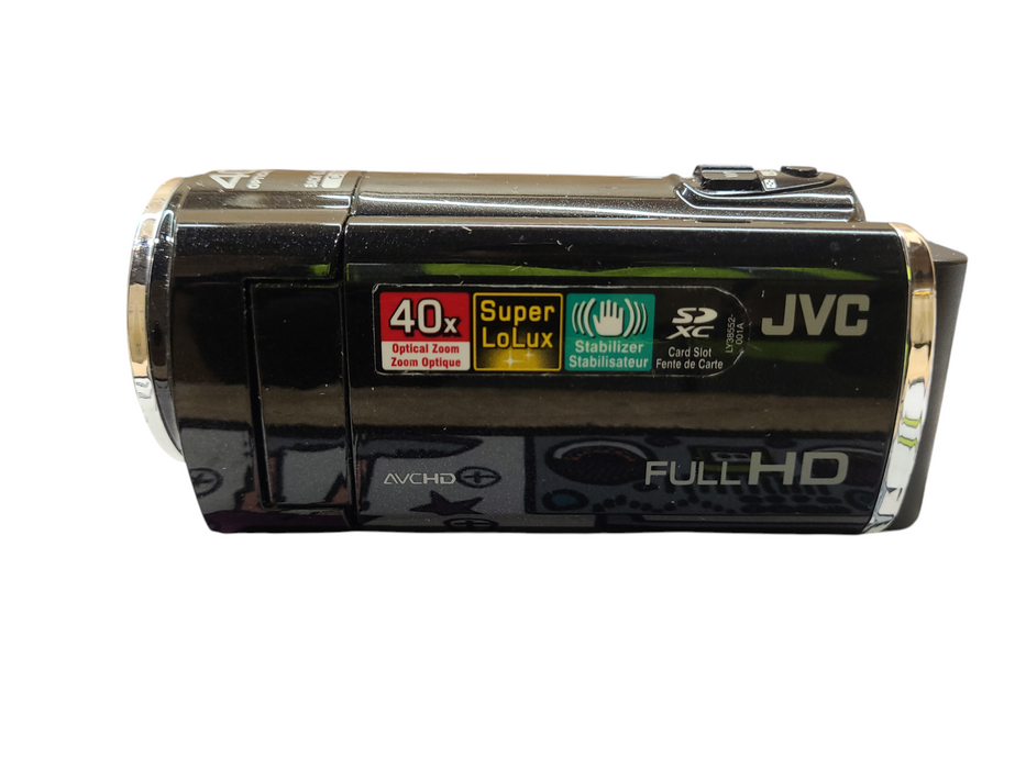 JVC Full HD Camcorder 40x Optical Zoom GZ-E100BU