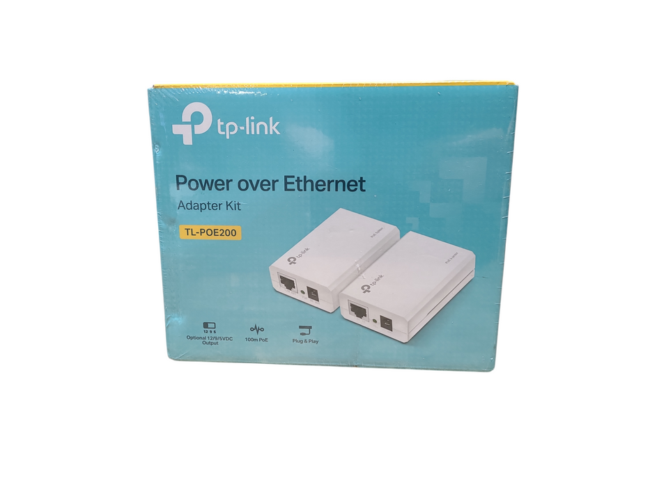 TP-LINK TL-POE200 Power Over Ethernet Kit W/ Injector & Splitter %