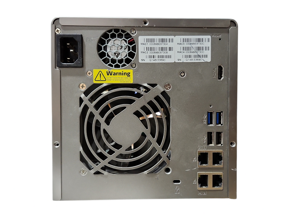 QNAP TS-453 Pro 4-Bay NAS, No Caddies, No HDD, READ