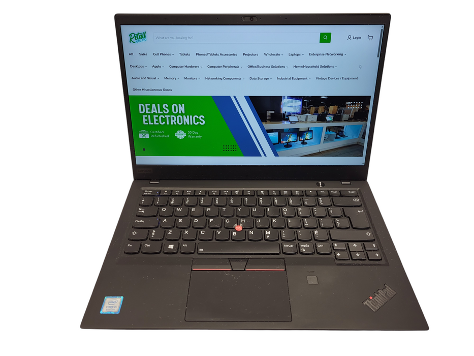 Lenovo ThinkPad X1 Carbon | Intel Core i5-8250U, 8GB RAM, 256GB NVMe Q$ Lap200