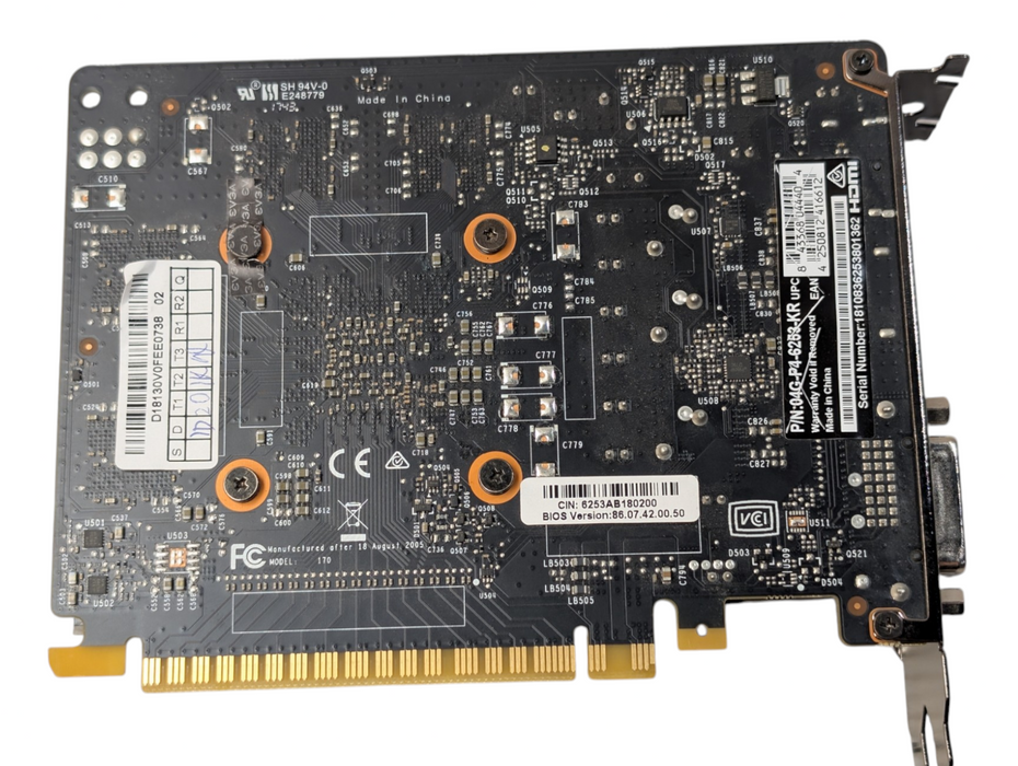 EVGA NVIDIA GeForce GTX 1050 Ti SC 4GB Graphics Card 04G-P4-6253-KR Q-
