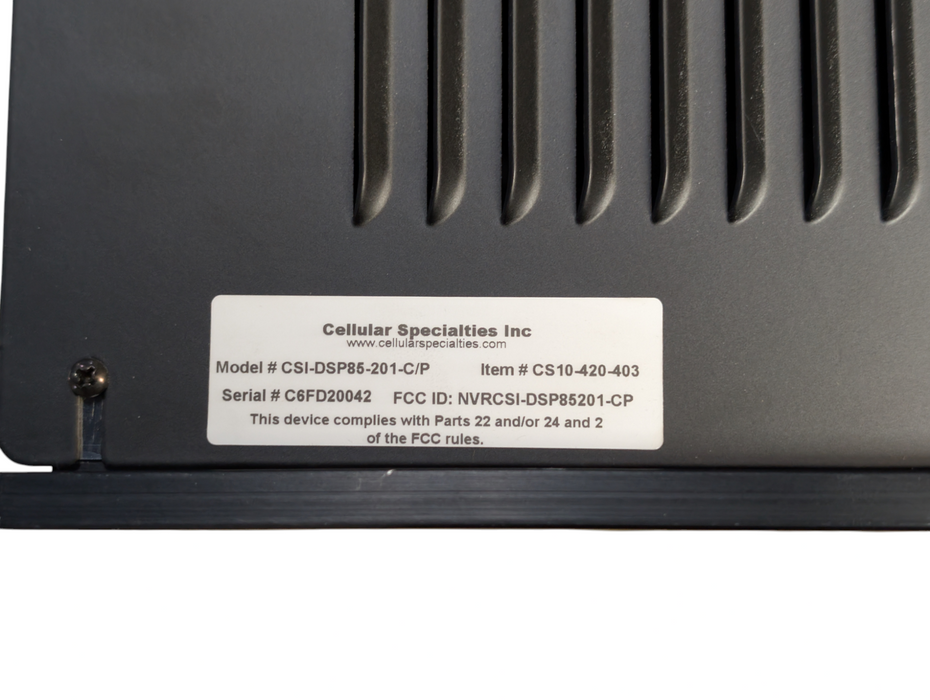 Cellular Specialties CSI-DSP85-201-C/P Cellular Booster Repeater -