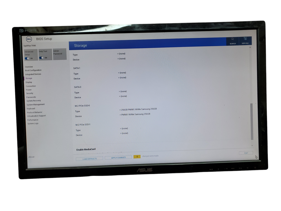 Dell Optiplex 7090, i5-10505@3.2GHz, 8GB DDR4, 256GB NVMe, no OS Q