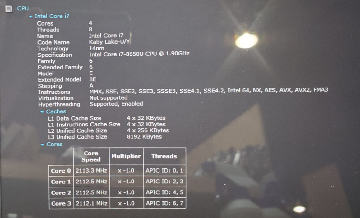 Microsoft Surface Book 2 - Core i7-8650U 8GB DDR4 GTX 1050 256GB SSD *READ*  Lap200