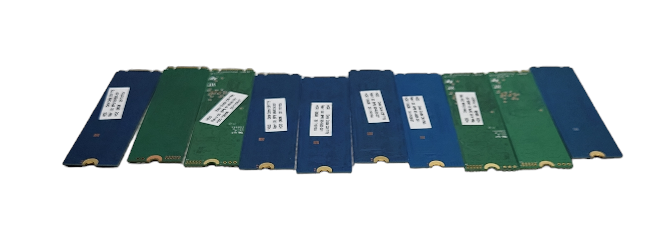 Lot 10x 240-256GB m.2 SATA 2280 SSD | Mixed Brands Q&