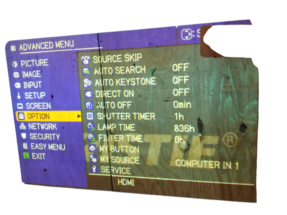 Christie LW650 6500 Lumen WXGA 1280×800 LCD Projector - Low 836h Lamp Time