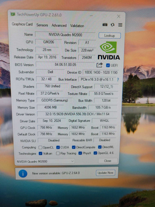 NVIDIA Quadro M2000 | 4GB GDDR5 PCIe Graphics Card | 4x Display Port !