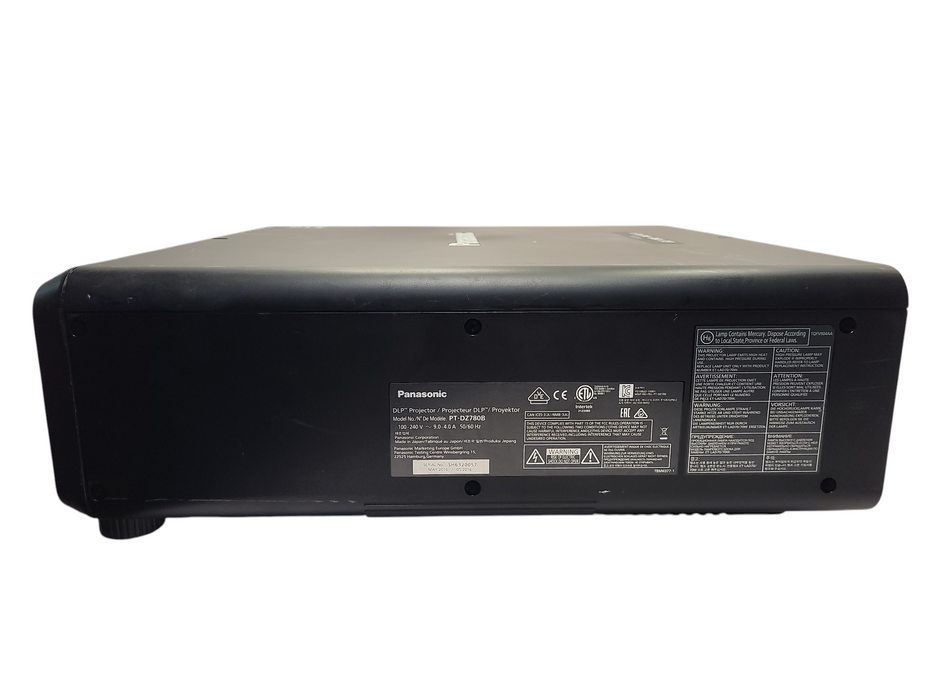 Panasonic PT-DZ780B DLP WUXGA Projector Full HD 7000 Lumens ANSI READ $