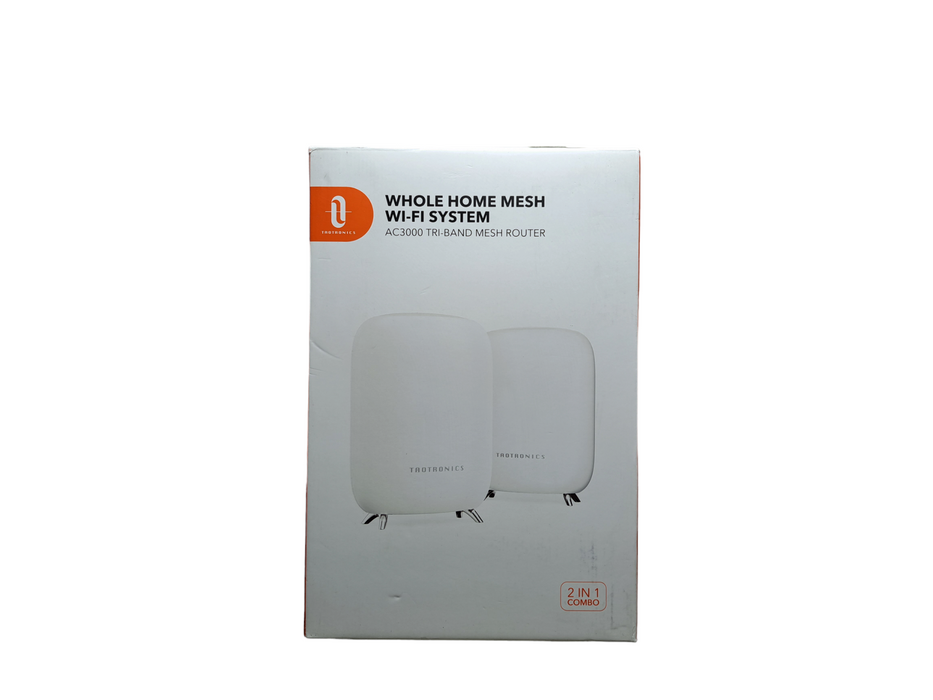 New| TaoTronics Mesh Wi-Fi Routers Tri-Band AC3000 Whole Home System TT-ND001