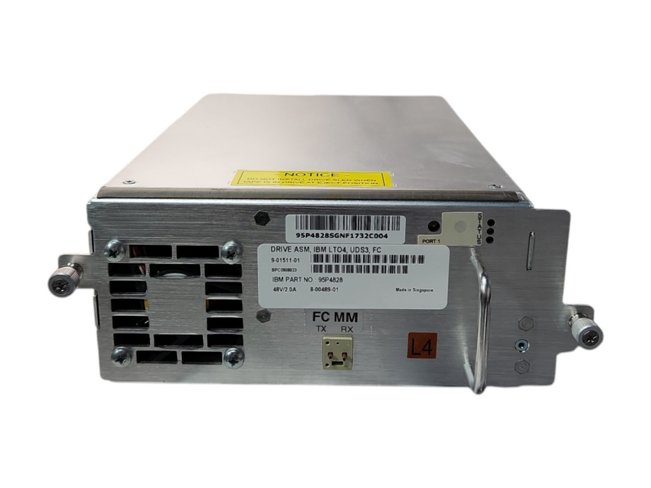 IBM 9-01511-01 ULTRIUM 4 FC LTO4 TAPE DRIVE MODULE