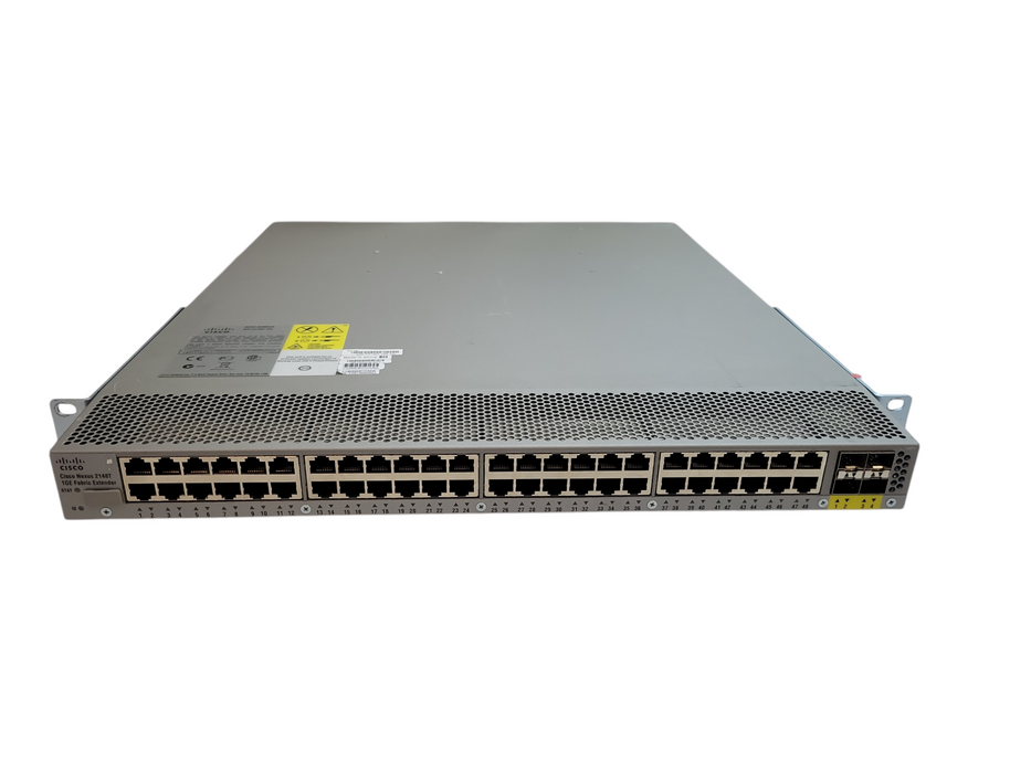 Cisco N2K-C2248TP-1GE 48-Port GigE Fabric Extender Dual 400WAC w/ Mounts Q%