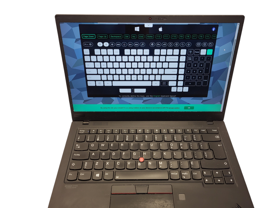 Lenovo ThinkPad X1 Carbon | Intel Core i5-8265U, 8GB RAM, 256GB NVMe  Q$ Lap200