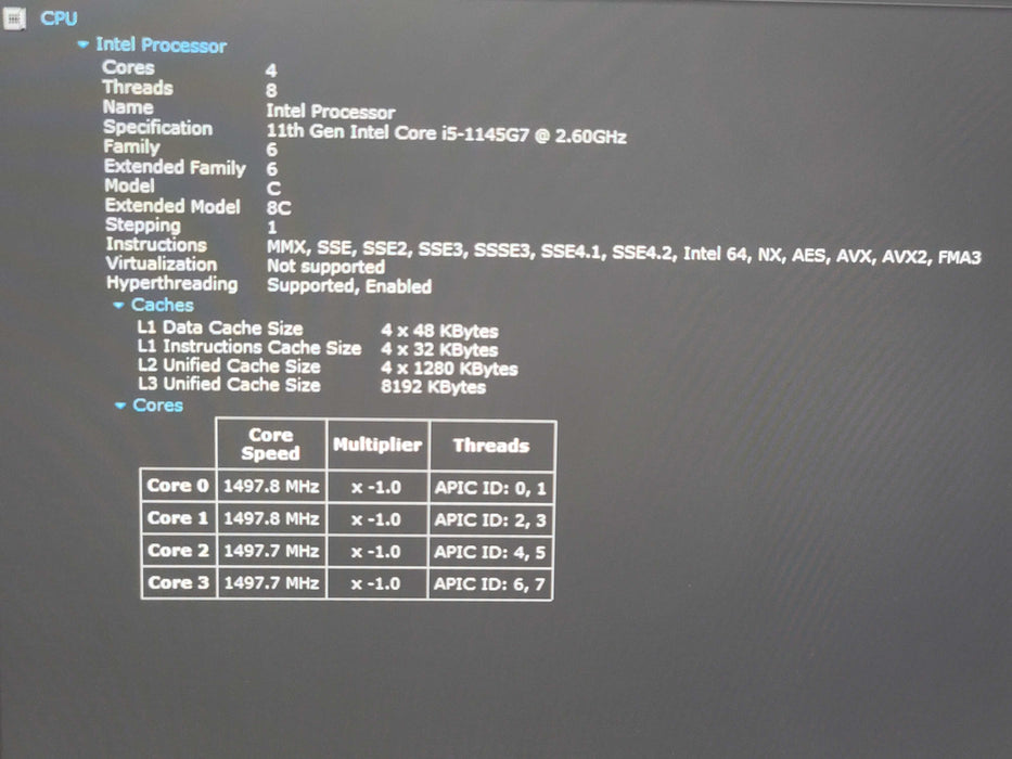 Dell Latitude 7420 i5-1145G7 16GB RAM  256GB NVMe READ β Lap200