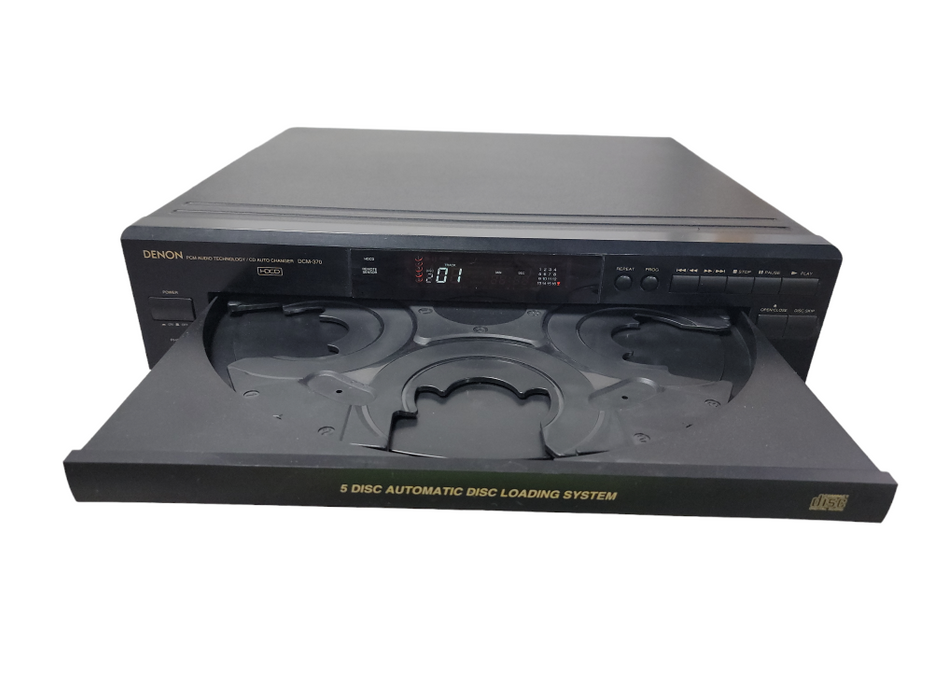 Denon DCM-370 5-Disc CD Changer PCM Audio HDCD