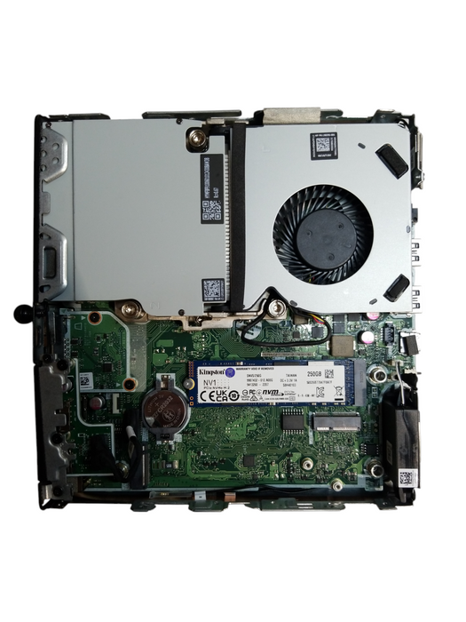 HP EliteDesk 800 G6 USFF, i7-10700T CPU 2.00GHz 16GB RAM - 250GB NVMe w/ AC