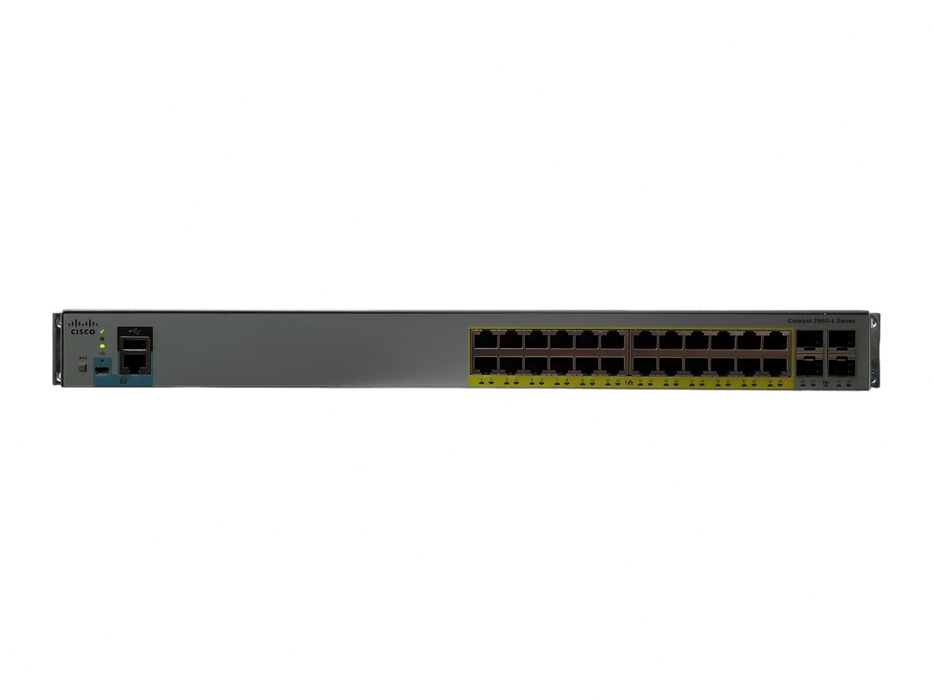 Cisco Catalyst WS-C2960L-24PS-LL 2960-L Gigabit PoE Network Switch