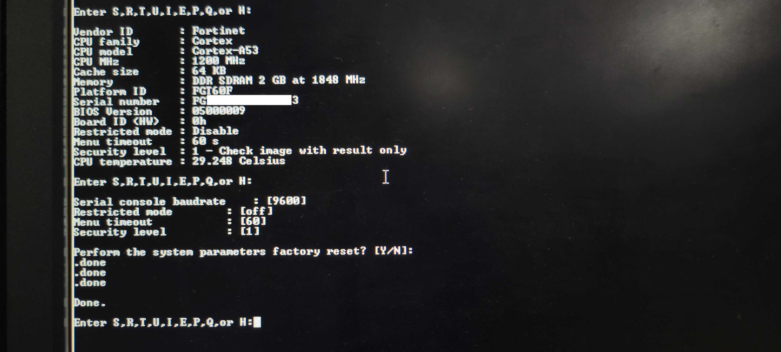 Fortinet FG-60F Fortigate-60F Network Security Firewall, READ _