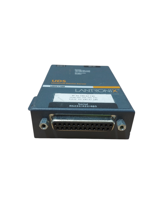 LANTRONIX UDS1100 Device Server.  Ethernet to serial RS232 / RS422/ RS485