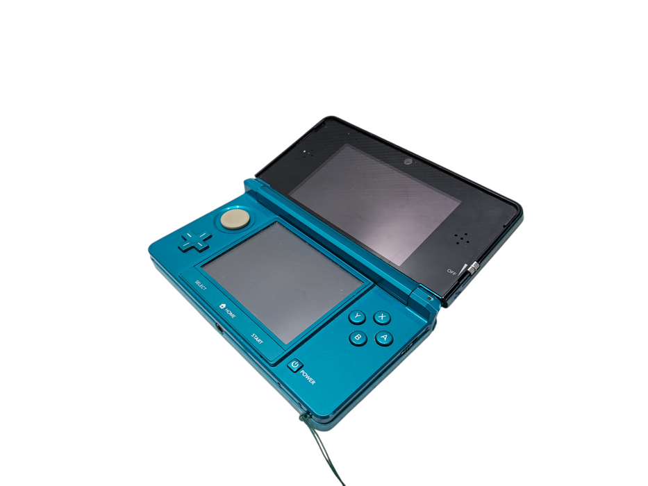 Nintendo 3DS Handheld Game Console CTR-001 Aqua Blue *READ
