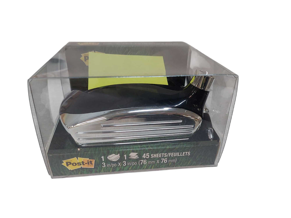 3M Post-It Note Paper Weight Decorative Golf Club Driver Head & Pen =