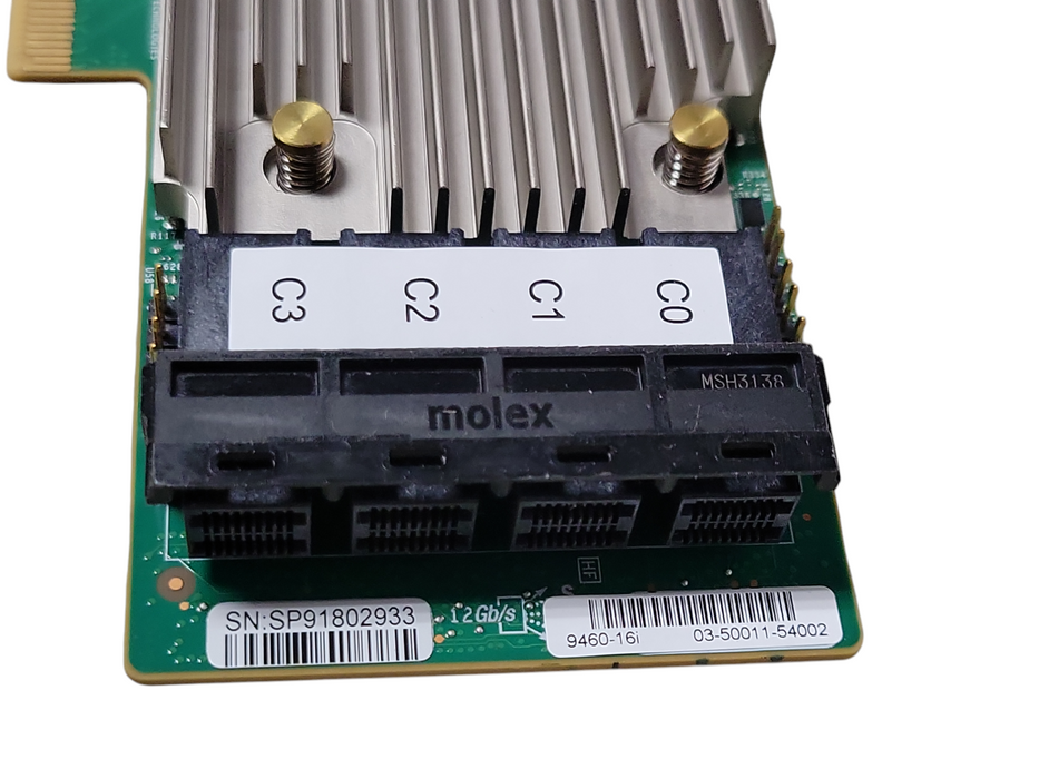 Dell Avago 9460-16i PCI-e 3.1 12Gb/s array card 042PDX w/ Battery, FH brack _