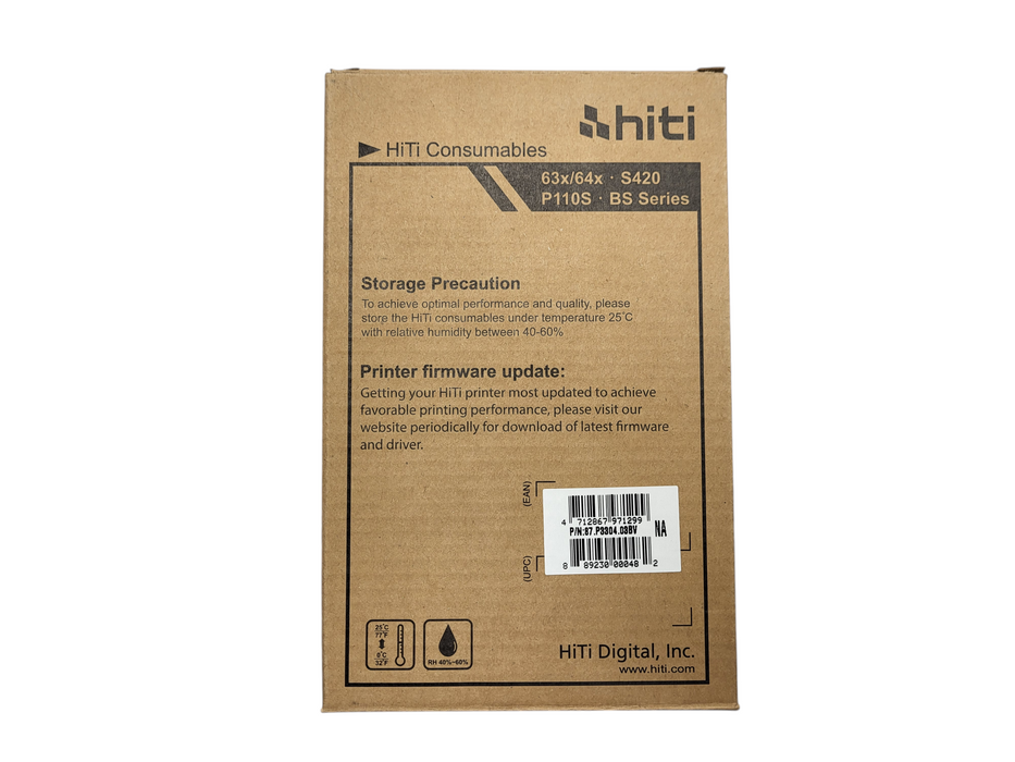 HITI S420 63x/64x P110S BS Series 50 Prints P/N:57.P2006.021 Q$