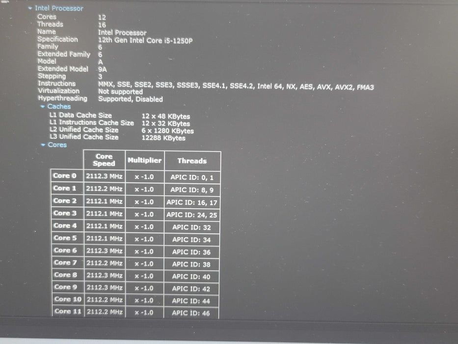 Dell Latitude 5431 i5-1250P 8GB RAM 256GB SSD READ β Lap200