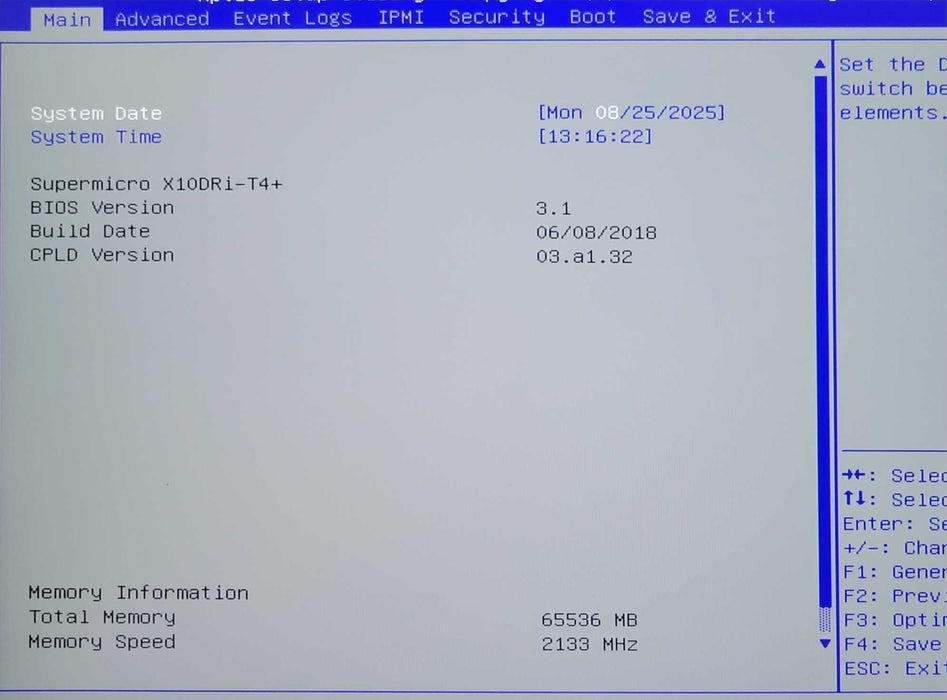 Supermicro X10DRi-T4+ 2x Xeon E5-2630v4 2.20GHz, 64GB, 2x PSU, Avago 3108 _