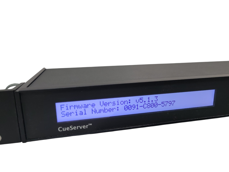 Interactive Technologies CS-800 CueServer Playback Processor, READ _