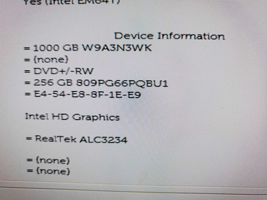 Dell Optiplex 3070 Intel i5-9500@3.0GHz 16GB RAM 256GB NVME, 1TB HDD, DVDRW