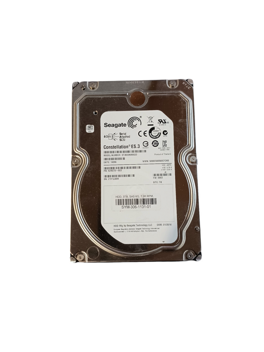 3TB SAS 3.5" 7.2k 6Gb/s Enterprise HDD - Assorted Brands/Models Q