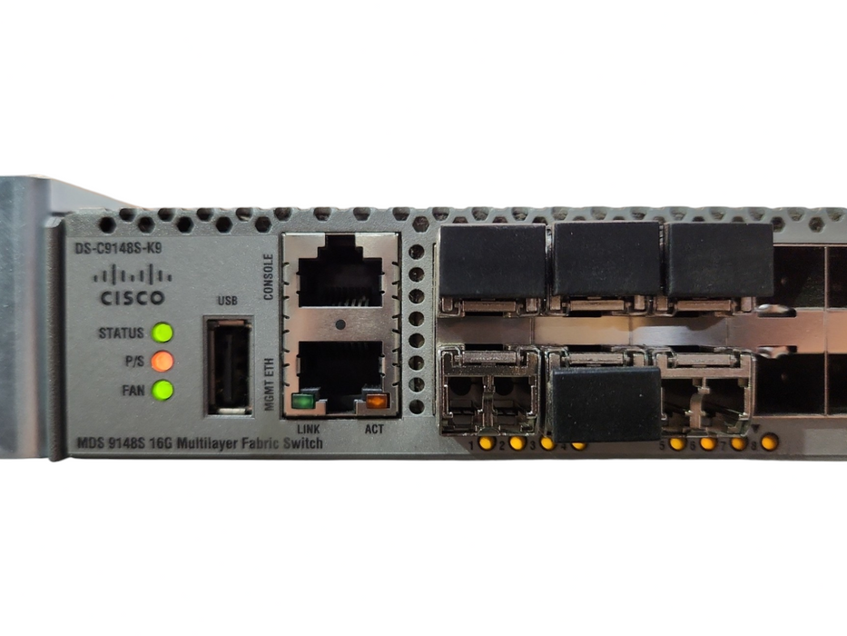 Cisco DS-C9148S-K9 V01 48-Port Multilayer Fabric Switch, 2xPSU