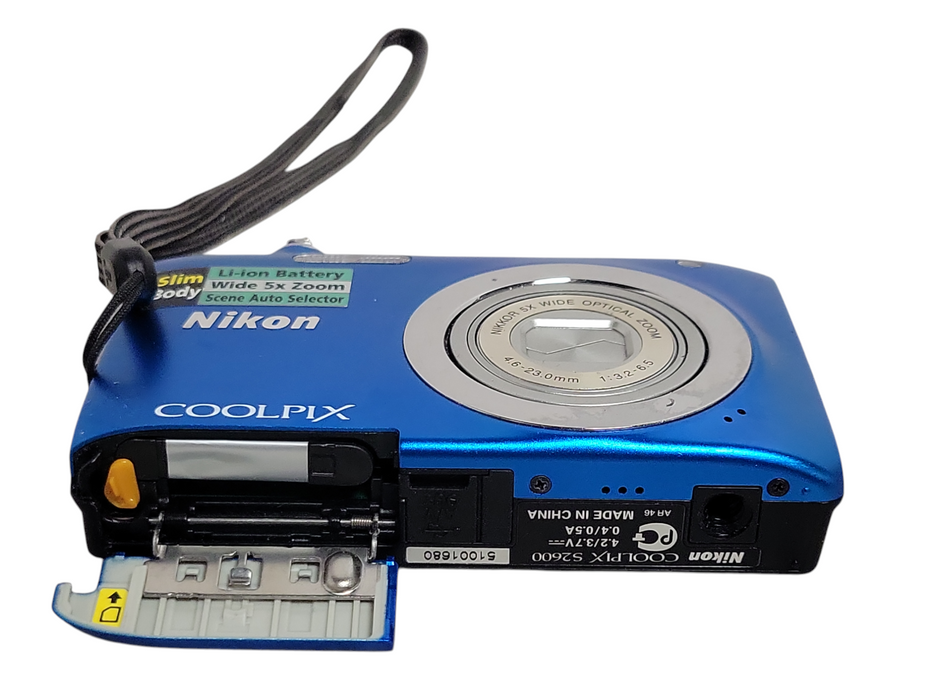 Nikon COOLPIX S2600 Digital Camera Battery 14.0MP 5X Zoom Blue _