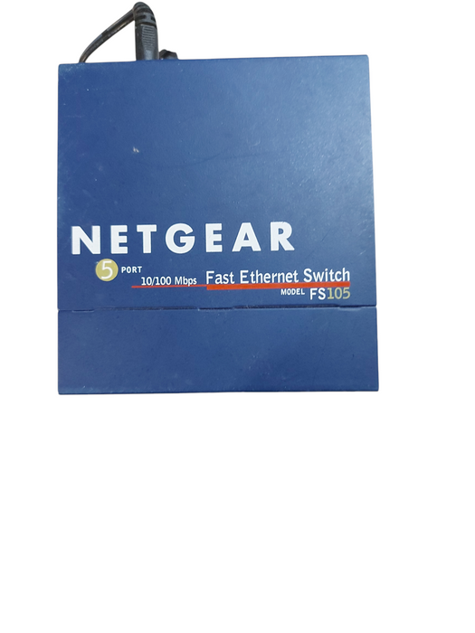 Lot 2X Netgear Prosafe FS105 5-Port 10/100 Fast Ethernet Desktop Switch