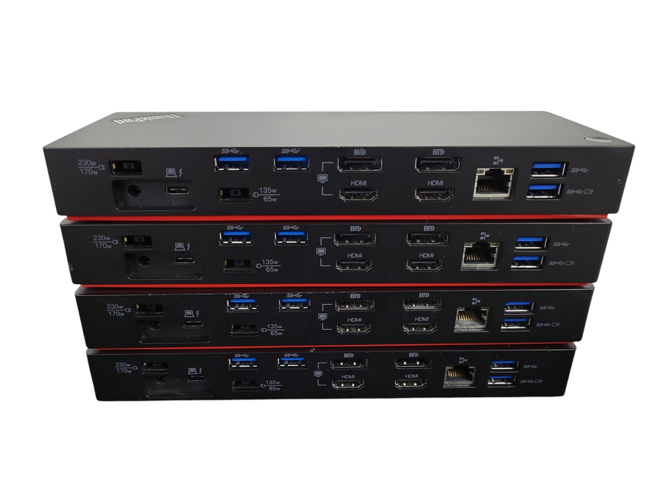 LOT 4x Lenovo DK1841 40AN ThinkPad Thunderbolt 3 Dock Gen2 !