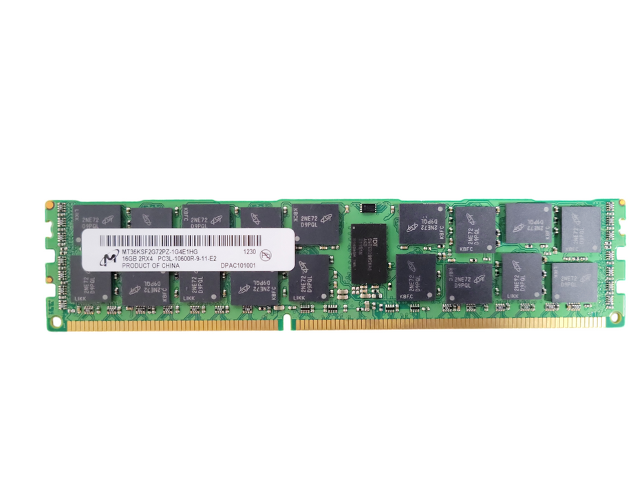 Micron 16GB 2RX4 PC3L-10600R | DDR3 Server Memory Q!