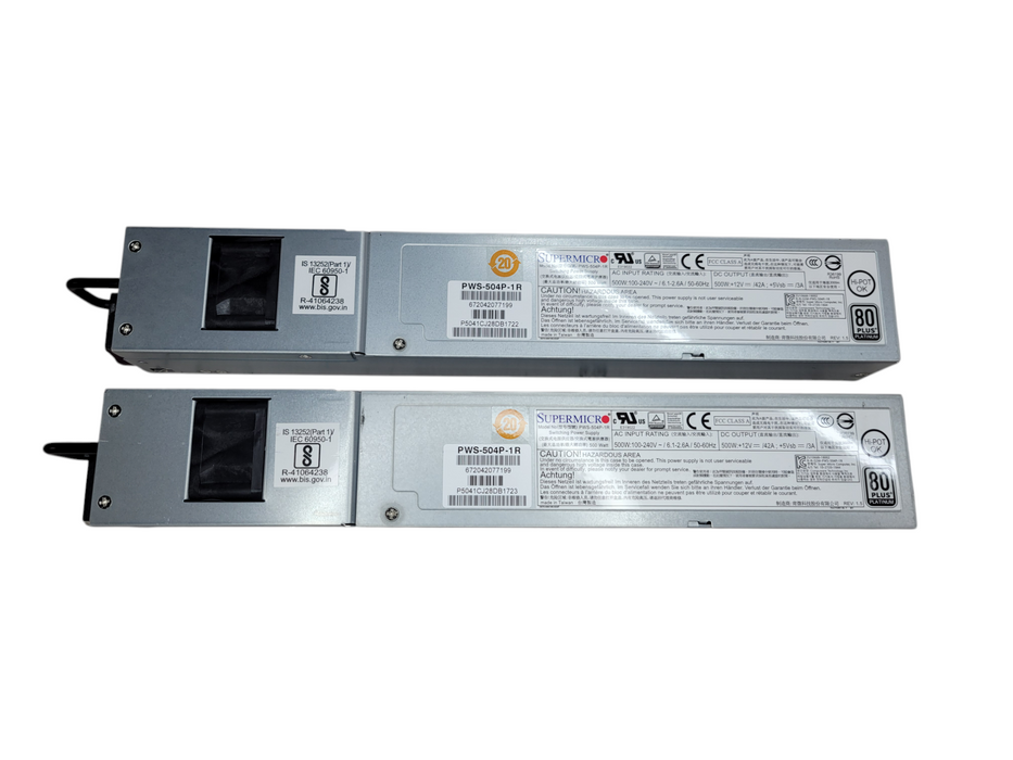 Supermicro 500W Switching Server PSU (PWS-504P-1R) %