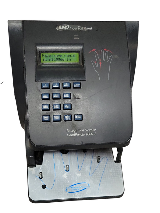 IR ingersoll rand Recognition Systems HandPunch 1000-E, READ _