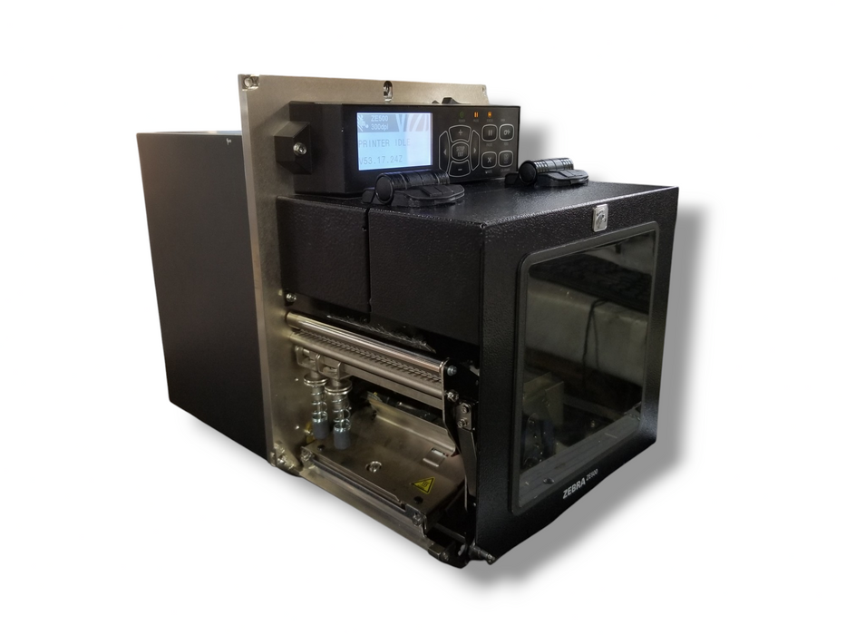 Zebra ZE500 ZE50043-L010000Z Print Engine *Powers On, Untested Further*